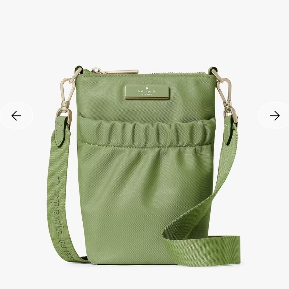 Kate Spade Carter Green Phone Crossbody Bag - Picture 2 of 4